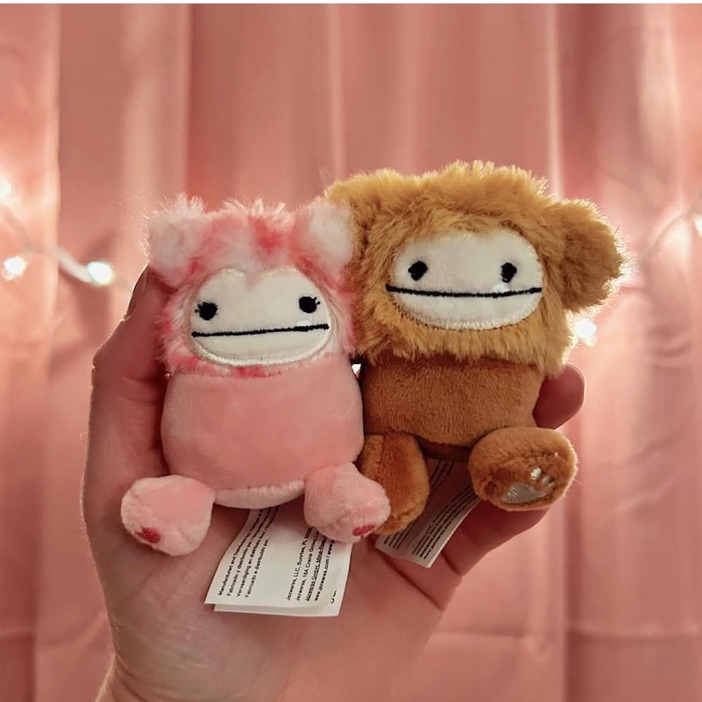 Hailey the Pink BIG FOOT SQUISHVILLE by Squishmallows 3” NWOT 💕🌸💐 - Picture 12 of 16